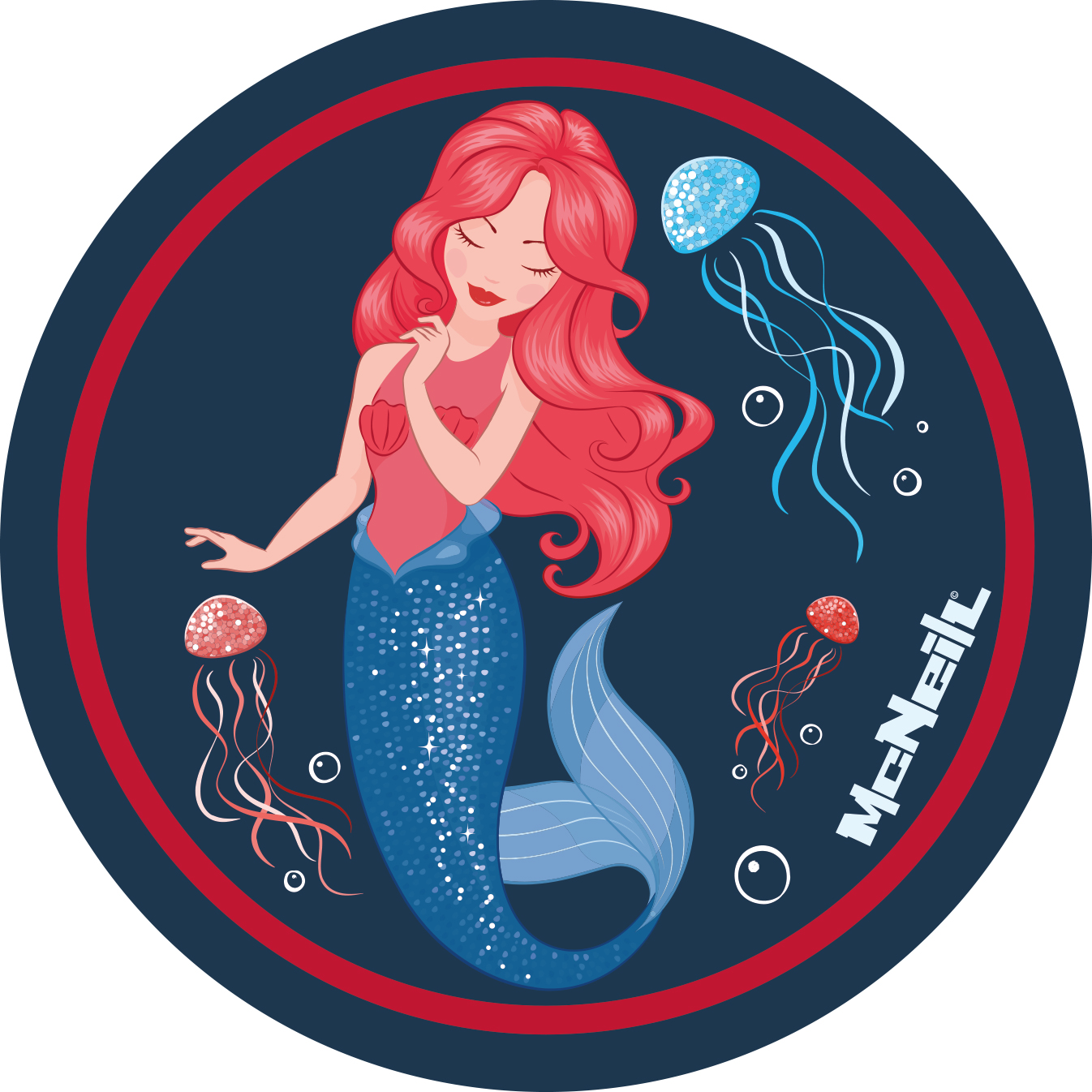 McNeill McAddys zu Schulranzen MEERJUNGFRAU