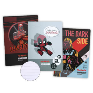 McNeill Schulheft DIN A4 mit Disney-Motiv, Lineatur 27, hochwertiges tintenfestes Papier und robuster Umschlag für die Schule