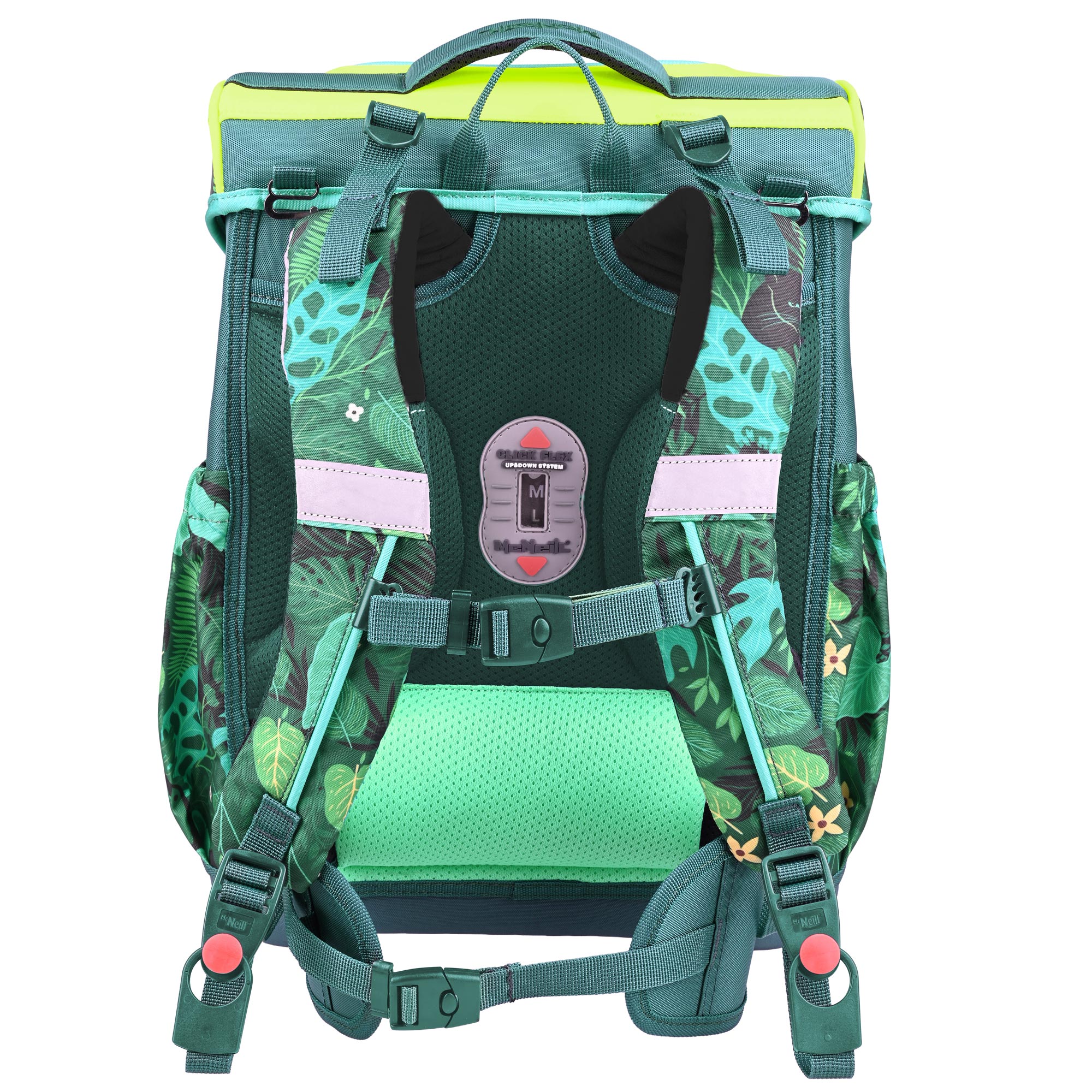 McNeill Primo Tropic Schulranzen – 9-teiliges Set mit Brotdose, Trinkflasche & McAddys – Bild 5