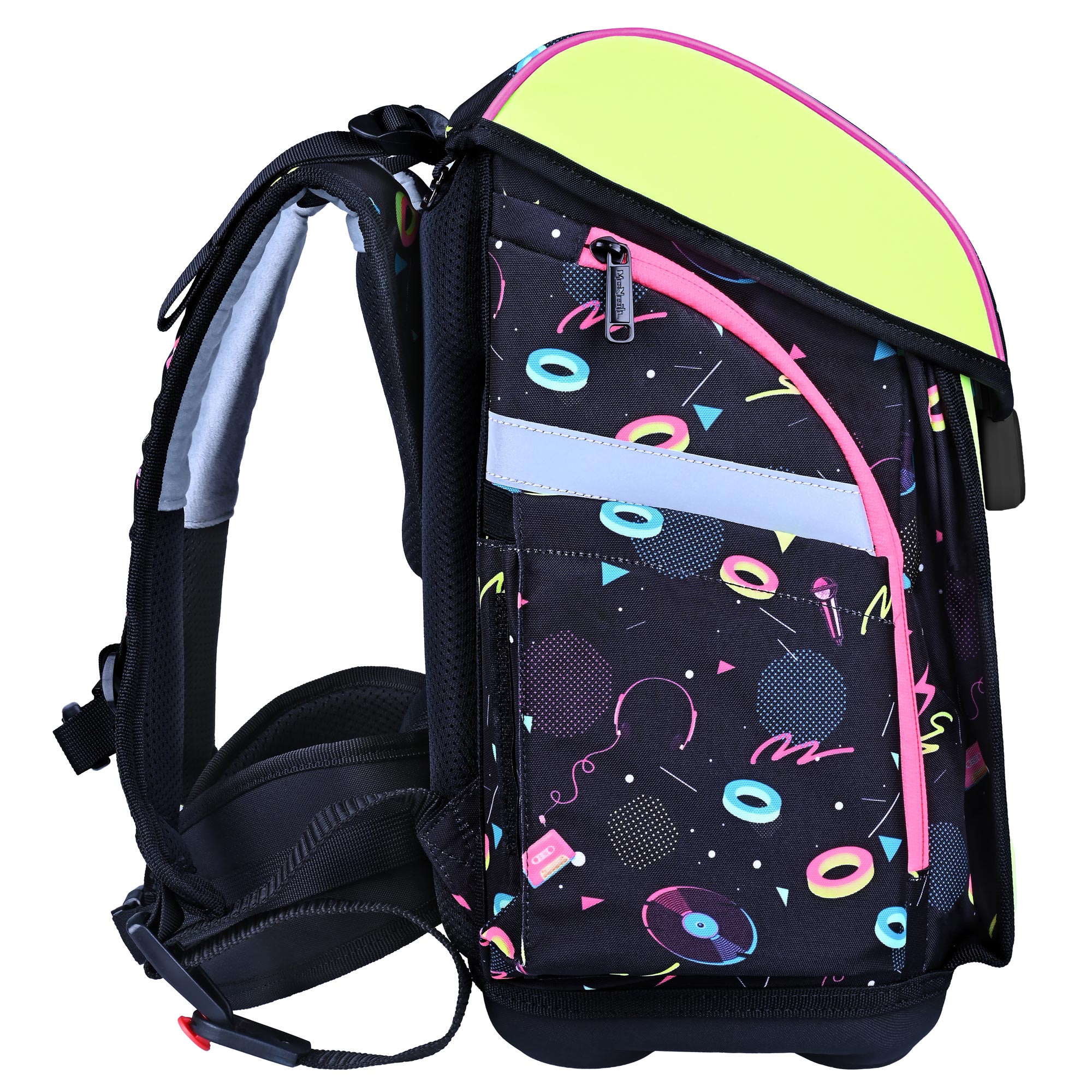 McNeill Primo Capybar Schulranzen – 9-teiliges Set mit Brotdose, Trinkflasche & zwei McAddys – Bild 4