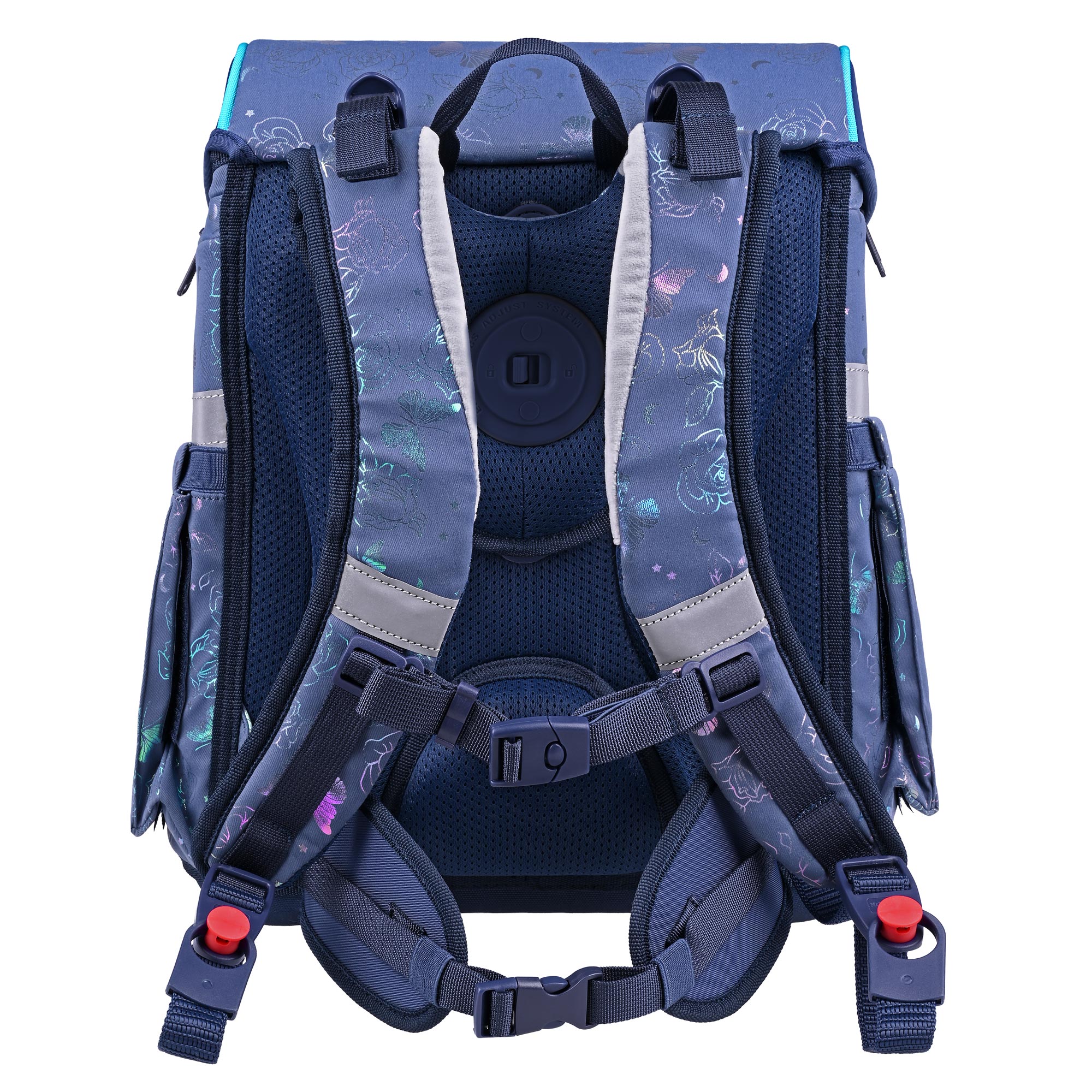 McNeill Primo Roses Schulranzen – 9-teiliges Set mit Brotdose, Trinkflasche & zwei McAddys – Bild 5