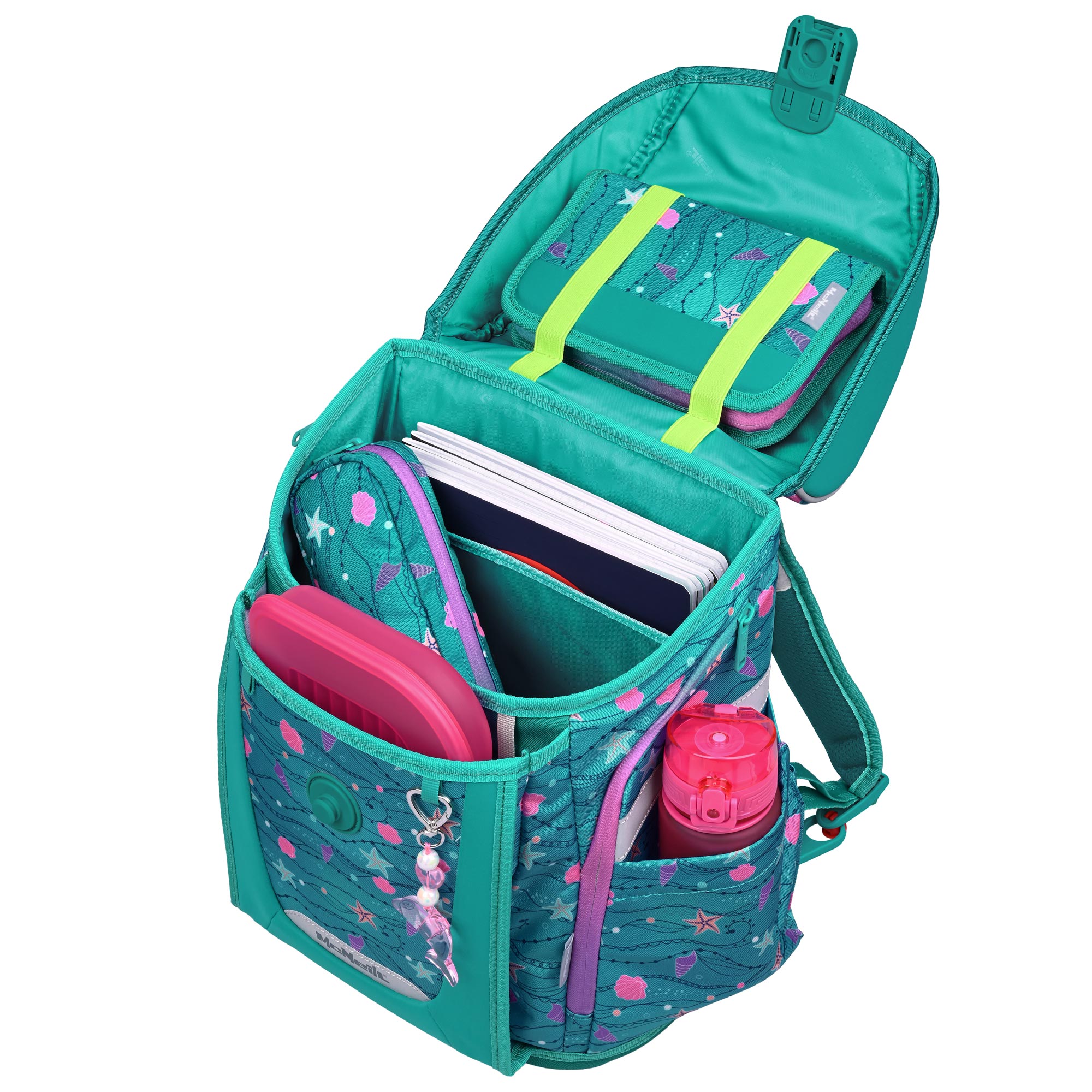 McNeill Primo Seafish – 9-teiliges Set mit Brotdose, Trinkflasche & zwei McAddys – Bild 6